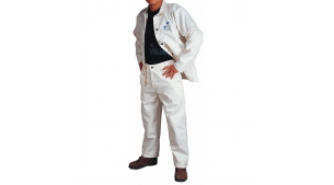 白色阻燃工作裤